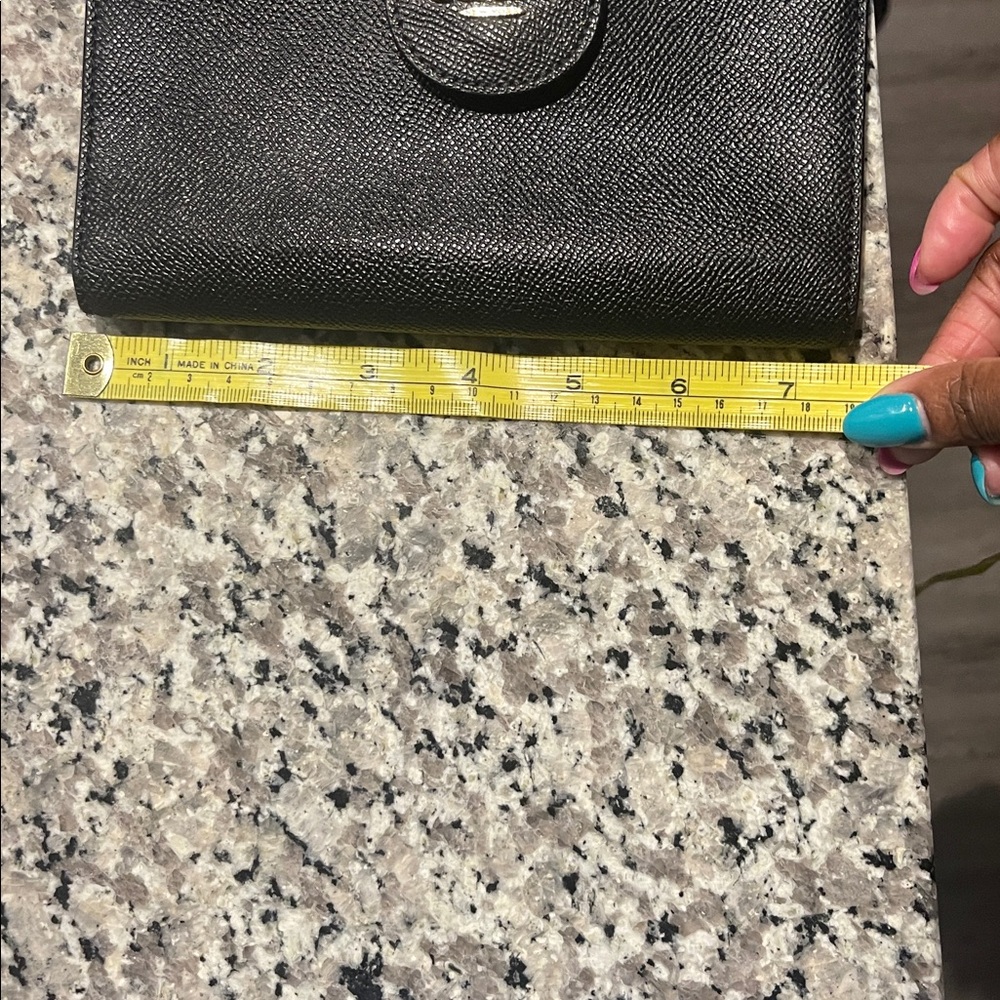 Coach Black Clutch with Gold-Tone Hardware - Picture 4 of 5